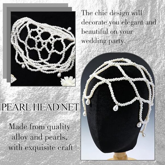 Wedding Pearl Head Chain main image 5